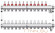 Коллектор для теплого пола Wester 1"-3/4 в сборе с расходомерами на 12 выходов Коллектор для теплого пола Wester 1"-3/4 в сборе с расходомерами на 12 выходов