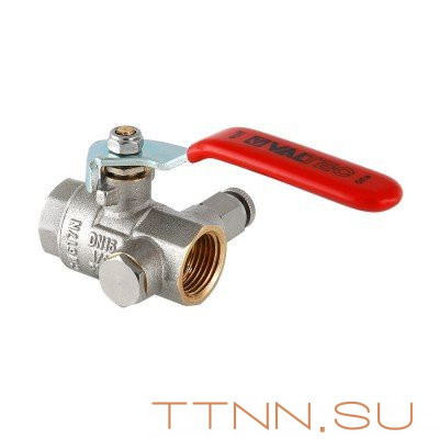 Кран шаровый с дренажным вентилем Valtec 1/ 2 VT.245 Кран шаровый с дренажным вентилем Valtec 1/ 2 VT.245
