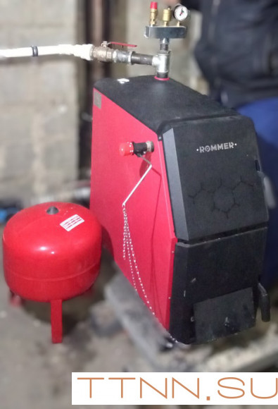Твердотопливный котел Rommer 16 кВт