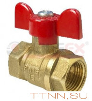 Кран шаровой VALFEX 1/2 ручка-бабочка VF.217.LB1.012 Кран шаровой VALFEX 1/2 ручка-бабочка VF.217.LB1.012