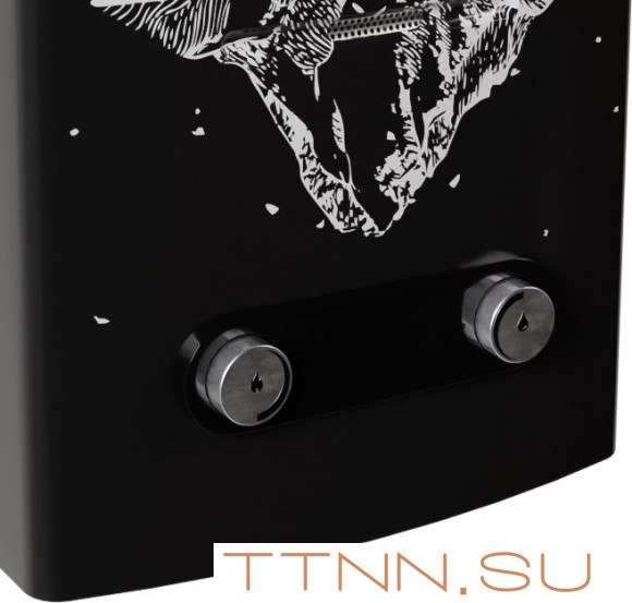 Газовый проточный водонагреватель VilTerm S10 Print (волк) черная Газовый проточный водонагреватель VilTerm S10 Print (волк) черная