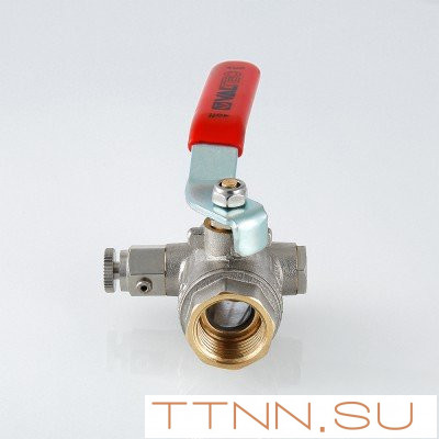 Кран шаровый с дренажным вентилем Valtec 3/4 Valtec VT.245 Кран шаровый с дренажным вентилем Valtec 3/4 Valtec VT.245