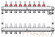 Коллектор для теплого пола Wester 1"-3/4 в сборе с расходомерами на 9 выходов Коллектор для теплого пола Wester 1"-3/4 в сборе с расходомерами на 9 выходов