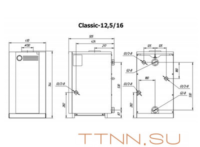 Напольный газовый котел Лемакс Classic-16V Напольный газовый котел Лемакс Classic-16V
