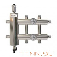 Совмещенные распределительные коллекторы с гидравлическими разделителями GSK 25-3 Совмещенные распределительные коллекторы с гидравлическими разделителями GSK 25-3